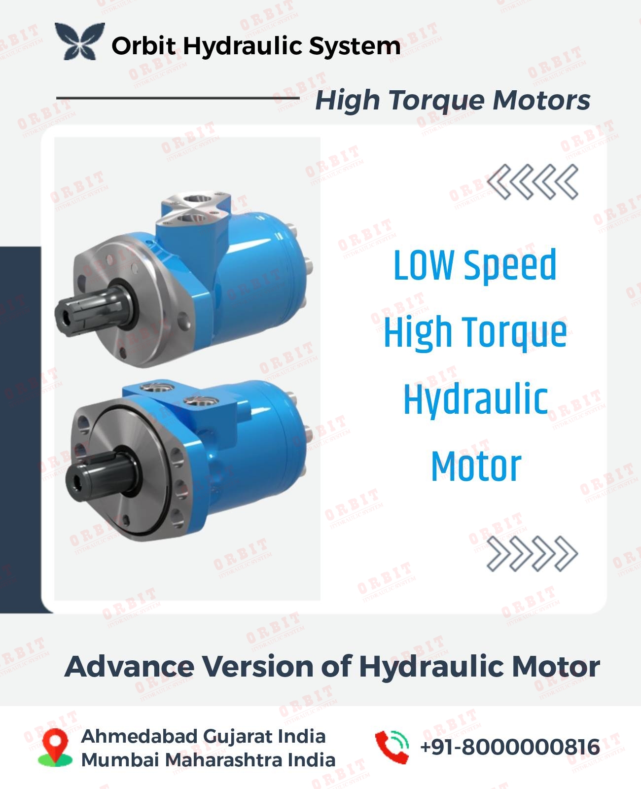 Danfoss OMM OMP OMR OMS Hydraulic Motor OMPX-100 11186730 White Hydraulic Motor In Bangalore Hyderabad Nashik Indore Jaipur Delhi Kolkata Vasai Thane Coimbatore India