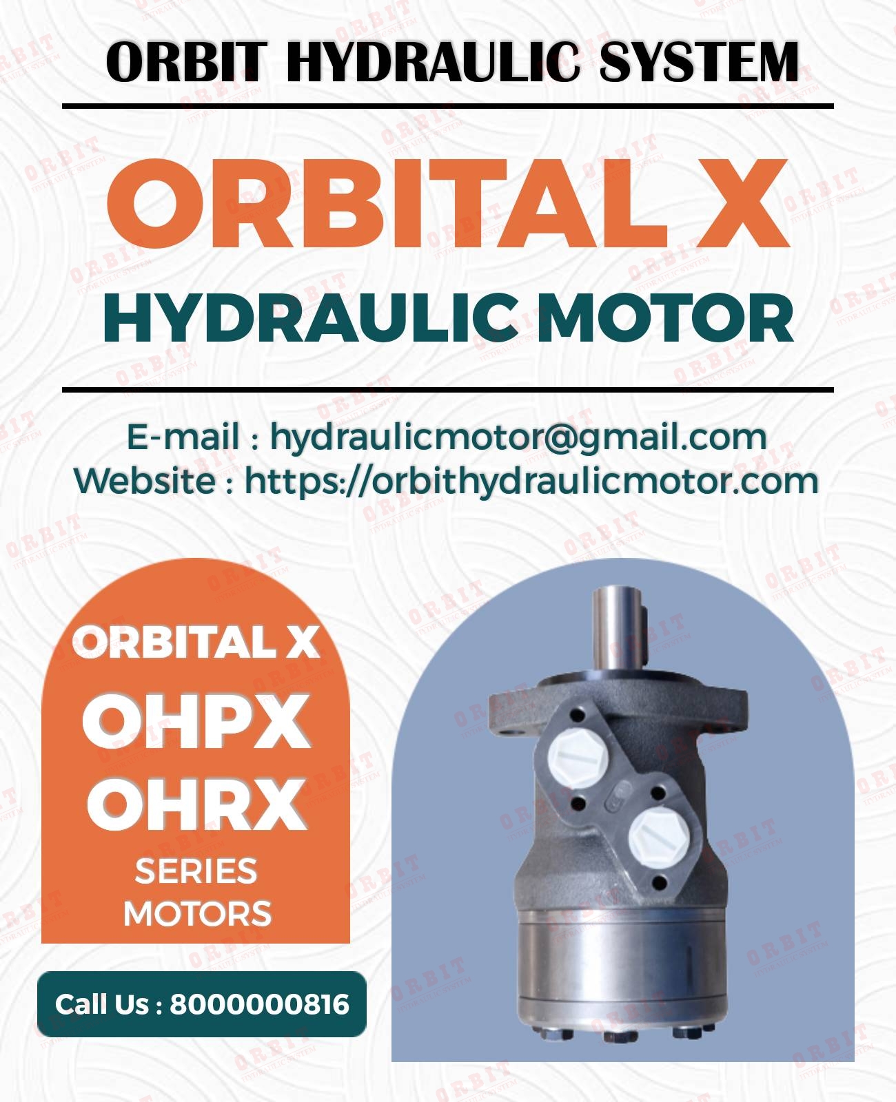 Danfoss OMM OMP OMR OMS Hydraulic Motor OMP X - 50 11186060 White Hydraulic Motor
