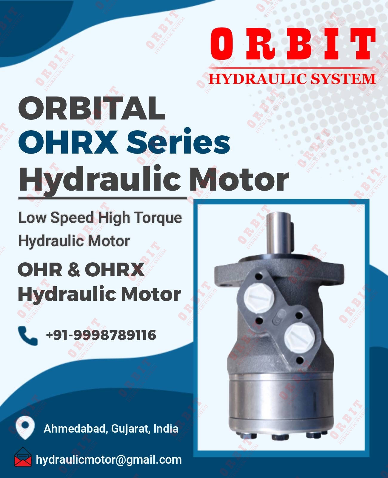 OMP X - 60 White Hydraulic Motor